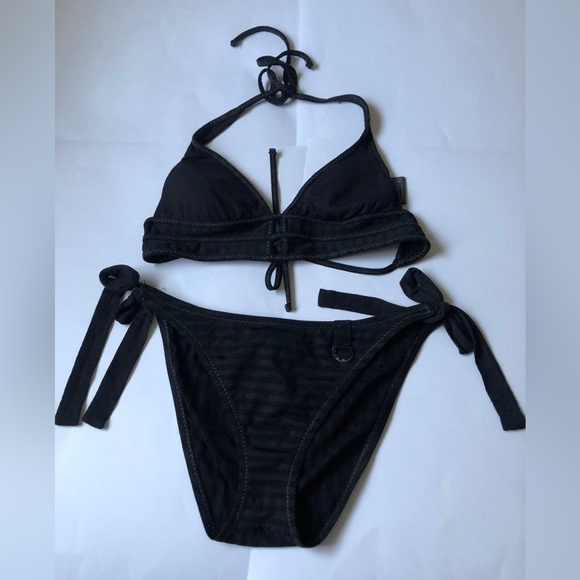 Becca Bikini Set top & bottom Black - Picture 1 of 4